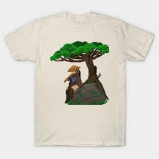 Pixel Art Wandering Samurai T-Shirt